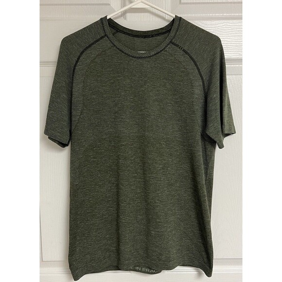 Lululemon Green Short Sleeve Swiftly Tech T Shirt Top Men's S Activewear Gym - Picture 1 of 5